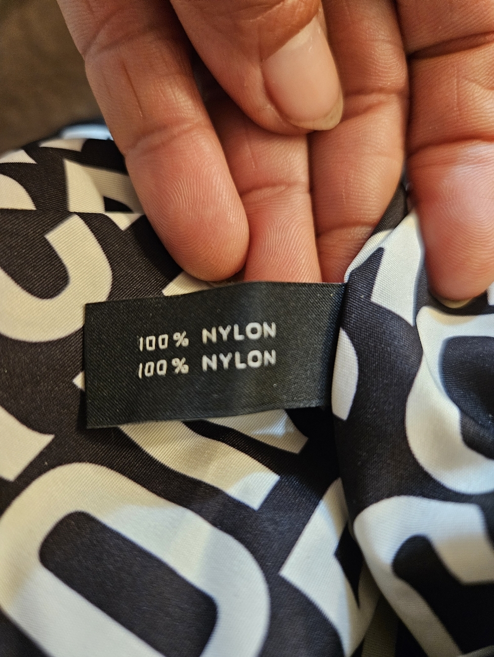 Marc by Marc Jacobs Black Quilted Nylon Tote with Knotted Handles - Picture 13 of 13